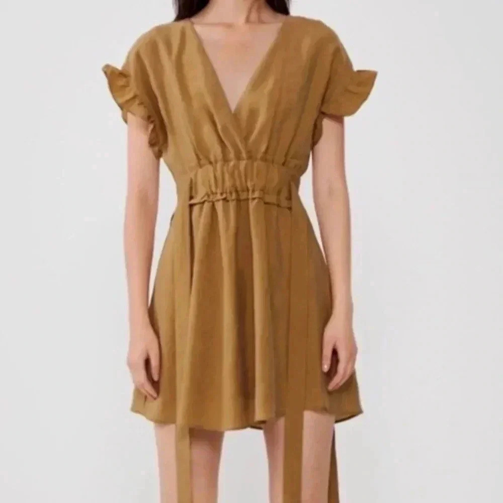 Zara Ruffle Mini Dress